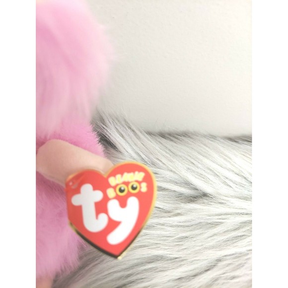 TY Beanie Boos Camilla Pink Poodle Dog 9" Plush Stuffed Animal Toy 2020 NWT - Picture 3 of 3